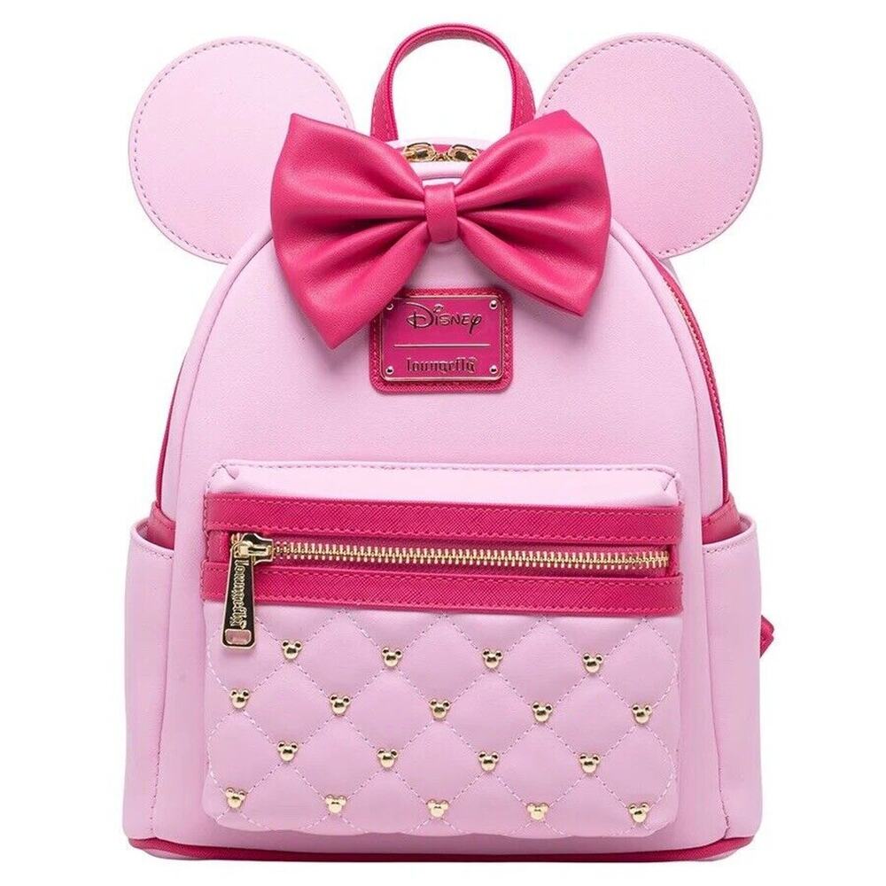 Loungefly Disney Minnie Mouse Classic Series Mini Backpack - Strawberry Macaron